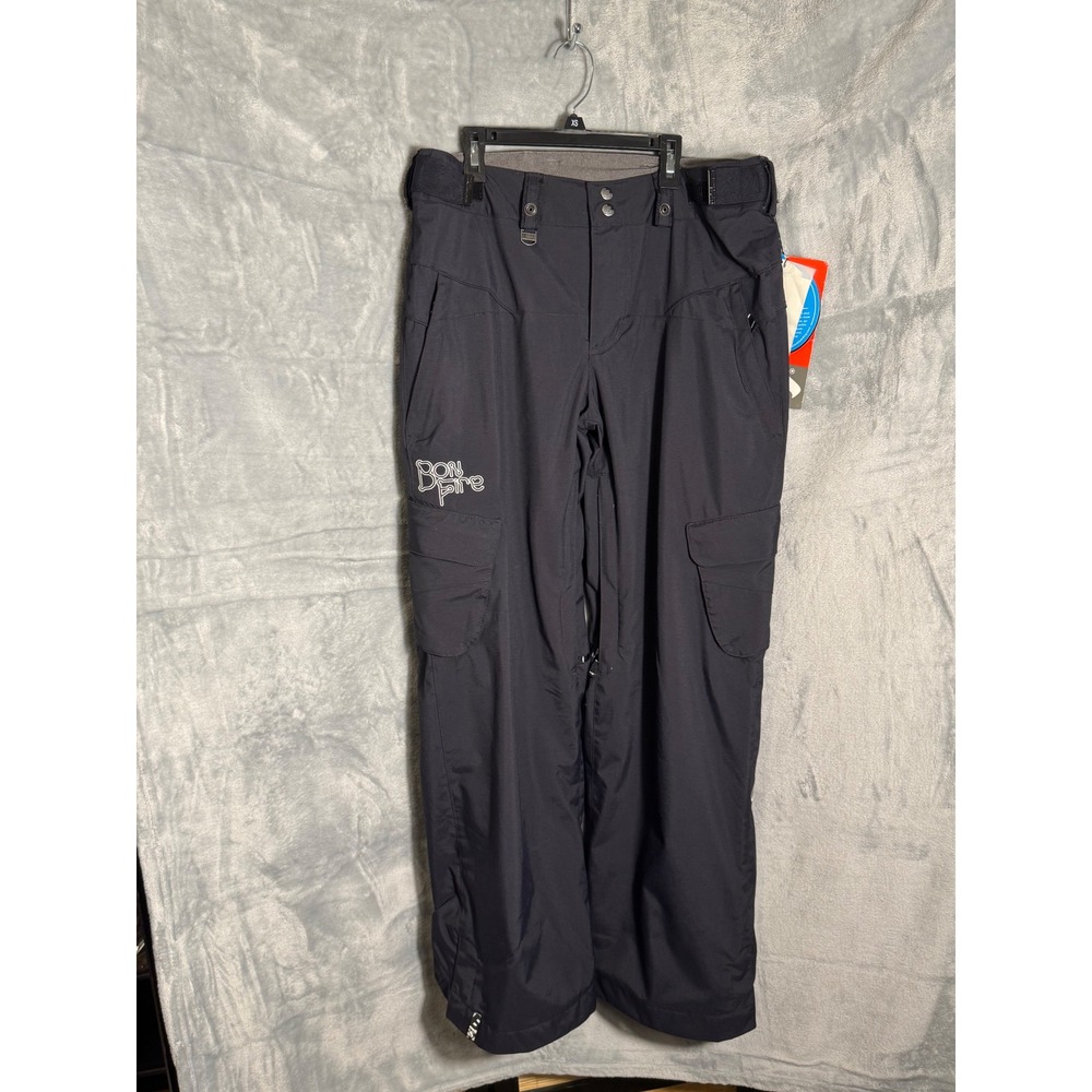 Bonfire Evolution Snowboard Pants Womens Medium Black Waterproof 7K Ski NEW NWT